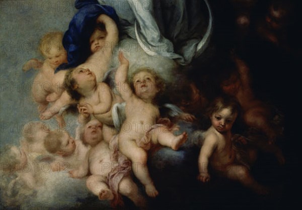 Murillo, L'Immaculée de Soult - Détail des anges