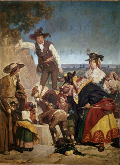 BECQUER VALERIANO 1834/70
FUENTE DE LA ERMITA DE AVILA - 1867
MADRID, MUSEO ROMANTICO
MADRID