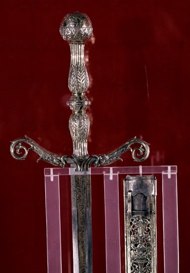 ESPADA DE LOPEZ DE MENDOZA XXII CONDE DE TENDILLA-DET EMPUÑADURA(CONJ 2553)
Madrid, musée Lazaro Galdiano