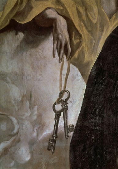 Le Greco, L'enterrement du comte d'Orgaz (détail)