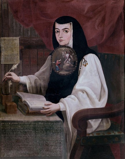 ISLAS ANDRES DE
SOR JUANA INES DE LA CRUZ (COPIA DEL DE CABRERA) - PINTADO EN 1772 - MEXICO - 1,05x0,84
MADRID, MUSEO DE AMERICA
MADRID