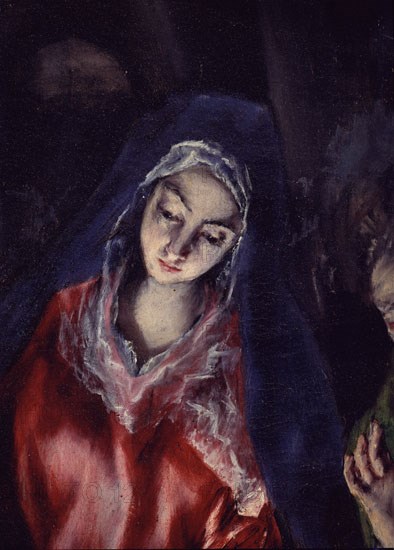 Le Greco, Adoration des bergers (détail)