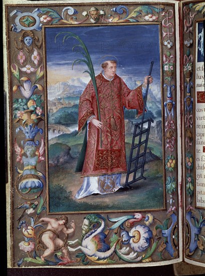 BREVIARIO DE FELIPE III - PAGINA
SAN LORENZO DEL ESCORIAL, MONASTERIO-BIBLIOTECA
MADRID