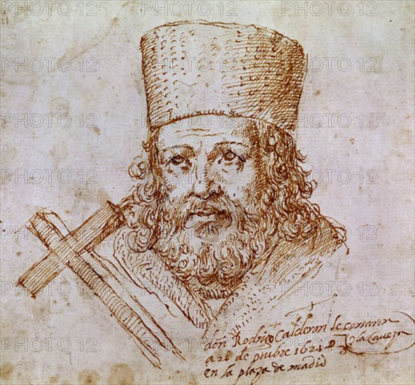 RODRIGO CALDERON ANTES DE SU EJECUCION EL 21/10/1621 EN LA PLAZA DE MADRID
MADRID, MUSEO MUNICIPAL
MADRID