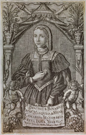Portrait de Béatrice de Bobadilla