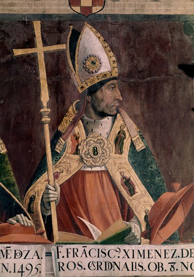 Le cardinal Francisco Jimenez de Cisneros