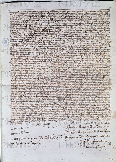 MSS 19701 EPISTOLA 28 MERCED JUANII
MADRID, BIBLIOTECA NACIONAL
MADRID