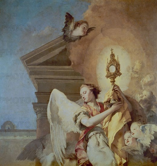 Tiepolo, Ange et Eucharistie