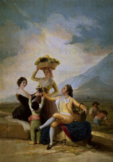 Goya, Grape harvest or Autumn