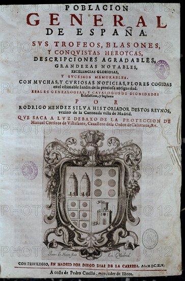 MENDEZ SILVA
POBLACION GENERAL ESPANA (PORTADA)
MADRID, BIBLIOTECA NACIONAL
MADRID
This image is not downloadable. Contact us for the high res.