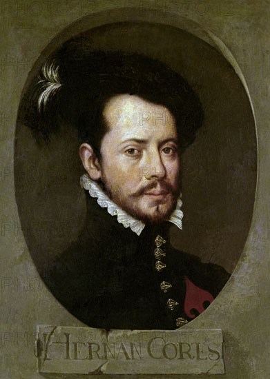 Portrait of Hernán Cortés