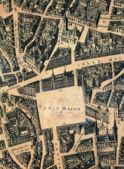 TEXEIRA PEDRO
PLANO DE MADRID- DETALLE DE LA PLAZA MAYOR-URBANISMO S XVII
MADRID, ARCHIVO HISTORICO VILLA
MADRID
This image is not downloadable. Contact us for the high res.