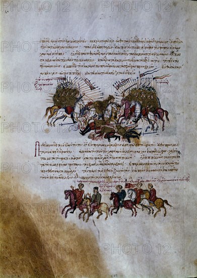 Skylitzès, Combat entre byzantins et arabes