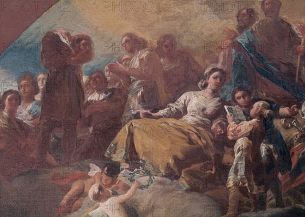 Goya, Coupole Regina Martyrum (détail)