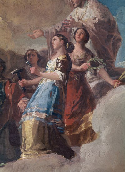 Goya, Coupole Regina Martyrum (détail)