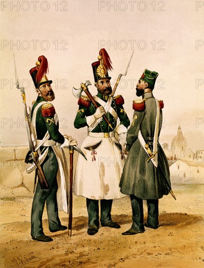 Uniforme de sapeur d'infanterie