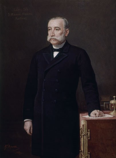 Anonyme, Portrait de Manuel Alonso Martinez