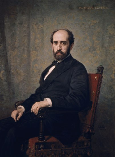 Madrazo y Kuntz, Portrait de Nicolas Salmeron Alonso