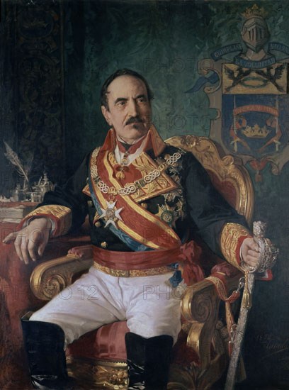 Casado de Alisal, Portrait of Baldomero Fernandez Alvarez Espartero