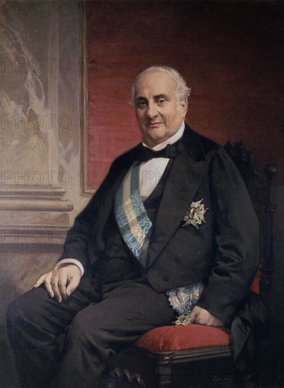 Casado de Alisal, Portrait of Alejandro Mon y Menendez