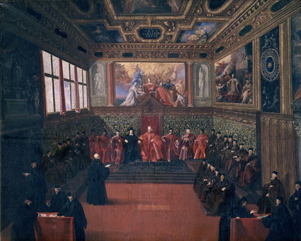 Malombra, The College Hall in Venice