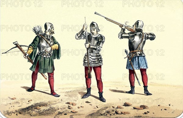 Crossbowmen and culverin men in 1493