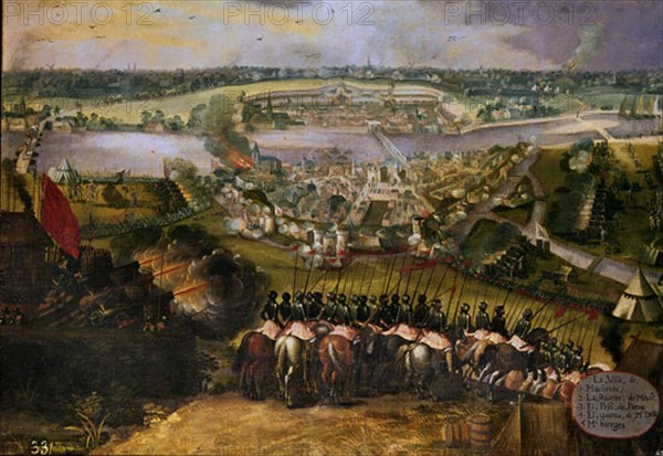Prise de Maastricht par Alejandro Farnesio en 1579