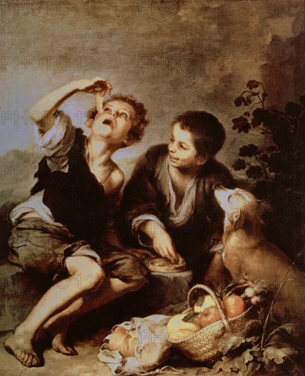 MURILLO BARTOLOME 1618/1682
NIÑOS COMIENDO PASTEL - 1670/1675 - O/L 123x102 - BARROCO ESPAÑOL
MUNICH, ANTIGUA PINACOTECA
ALEMANIA
This image is not downloadable. Contact us for the high res.