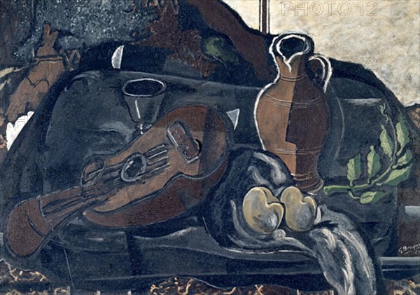 BRAQUE GEORGES 1882/1963
GUITARRA Y JARRA
LONDRES, TATE GALLERY
INGLATERRA