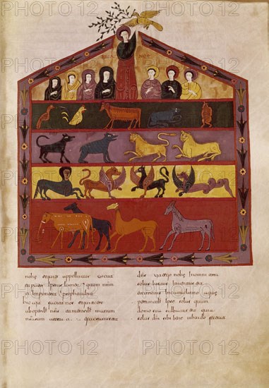 Beato de Liebana, Comments of the Apocalypse: Noah's Ark