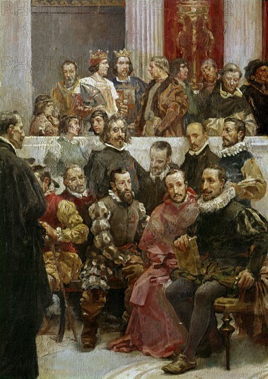 Garnelo y Alda, Spanish culture through times (detail)