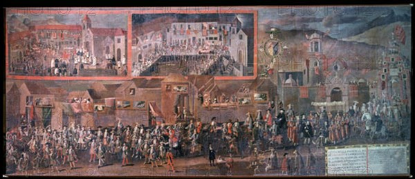 PEREZ HOLGUIN MELCHOR 1660/1722
ENTRADA DEL VIRREY ARZOBISPO MORCILLO EN POTOSI HOY BOLIVIA - 1716
MADRID, MUSEO DE AMERICA
MADRID
This image is not downloadable. Contact us for the high res.