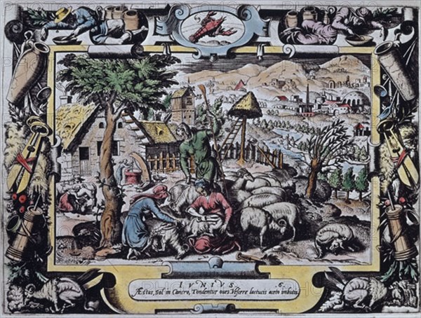 CALENDARIO - EL MES DE JUNIO - S XVI
SAN LORENZO DEL ESCORIAL, MONASTERIO-BIBLIOTECA
MADRID
This image is not downloadable. Contact us for the high res.