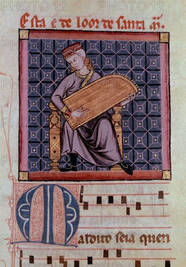 ALFONSO X EL SABIO 1221/84
M.B.I.2-CANTIGA SANTA MARIA-Nº290-F260R- CODICE DE LOS MUSICOS-SALTERIO O CANON MODIFICADO
SAN LORENZO DEL ESCORIAL, MONASTERIO-BIBLIOTECA
MADRID