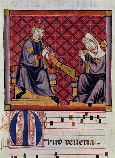 Alphonse X le Sage, Joueurs d'alboka et de de petit tambour