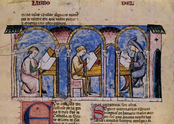 Alphonse X of Castile, Alphonse X's calligraphers