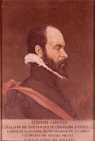 SENET RAFAEL 1856-1926
JERONIMO CARRANZA-S XVI-CABALLERO DEL HABITO DE CRISTO,GOBERNADOR DE HONDURAS
SEVILLA, BIBLIOTECA COLOMBINA
SEVILLA