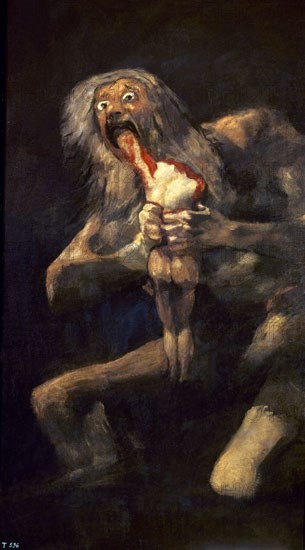 Goya, Saturn devouring one of his children