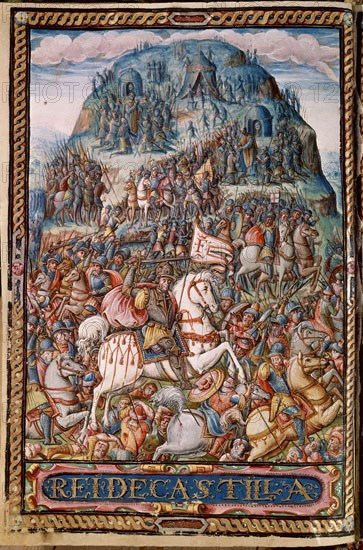 EJECUTORIA DE FELIPE II-1541     BATALLA DE CLAVIJO (859)
SANTIAGO DE COMPOSTELA, BIBLIOTECA CATEDRAL
CORUÑA