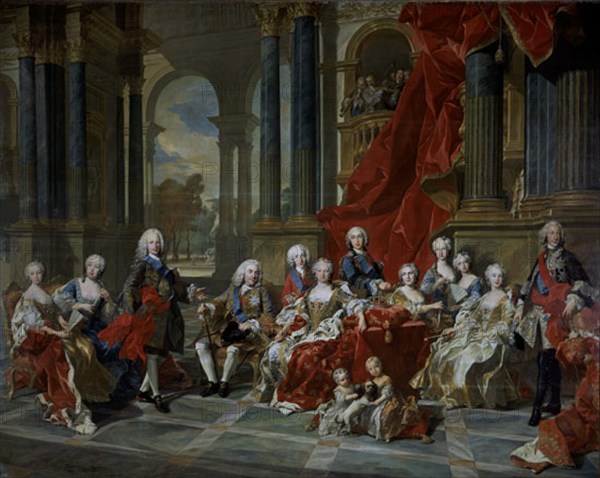 Van Loo, La famille de Philippe V