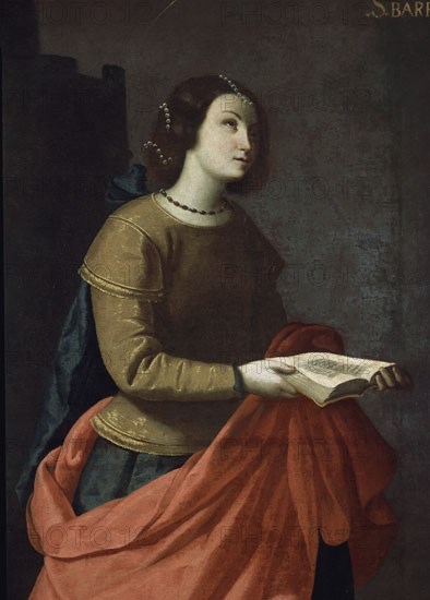 Zurbaran, Sainte Barbara