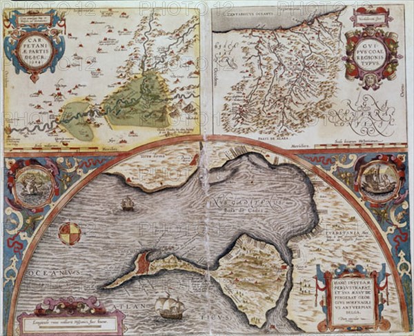 ORTELIUS ABRAHAM 1527/98
MAPA DE LA BAHIA DE CADIZ GUIPUZCOA Y MADRID   1584
MADRID, SERVICIO GEOGRAFICO EJERCITO
MADRID