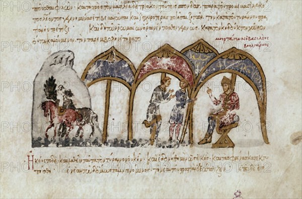 Skylitzes, Bulgarian king Omurtag sends delegation to Byzantine emperor Michael II