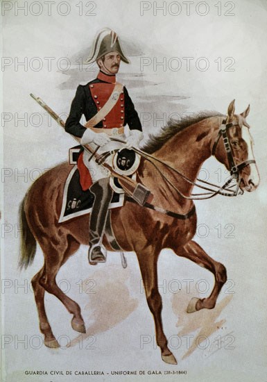 URBEZ
GUARDIA CIVIL DE CABALLERIA 1844
MADRID, ARCHIVO HISTORICO MILITAR
MADRID