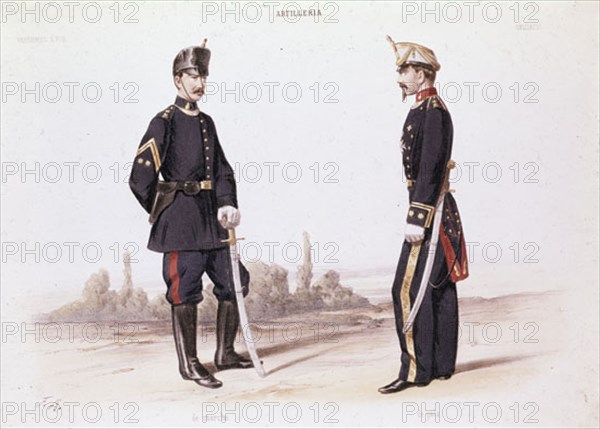 UNIFORMES DE ARTILLERIA
MADRID, ARCHIVO HISTORICO MILITAR
MADRID