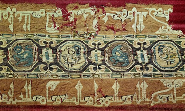 Embroidered piece of fabric, 10th century