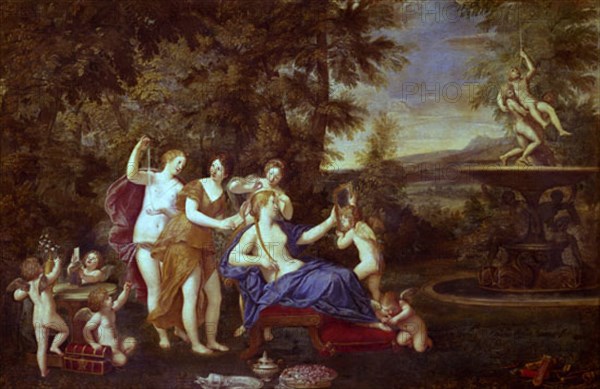 Albani, Vénus entouré de nymphes et de cupidons