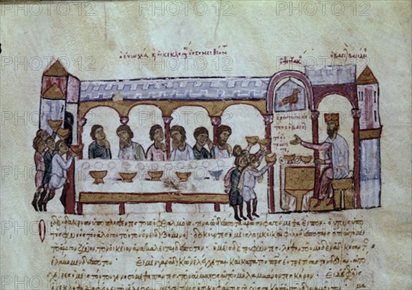 Skylitzes, Banquet