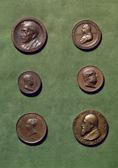 Coins displaying Simon Bolivar