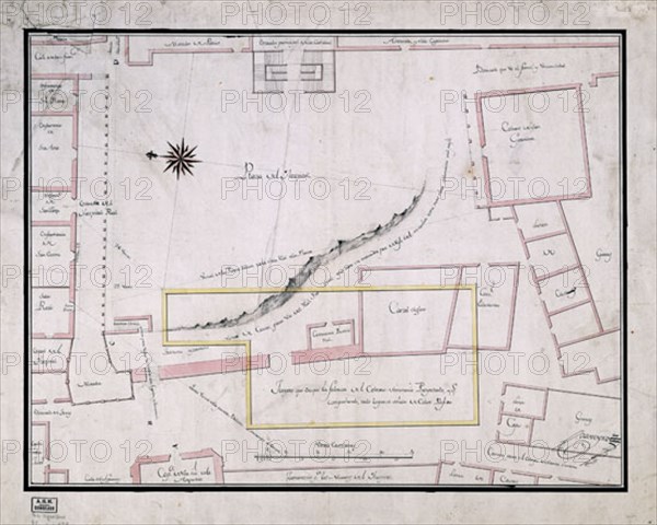 FERRO CAAVEYRO M
PLANO DE LA PLAZA DEL HOSPITAL DE SANTIAGO-PLANO Nº 878
MADRID, ARCHIVO HISTORICO NACIONAL
MADRID
This image is not downloadable. Contact us for the high res.